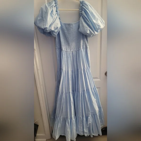 🩵JessaKae NWOT Light Blue Luna Maxi Dress - Picture 9 of 12